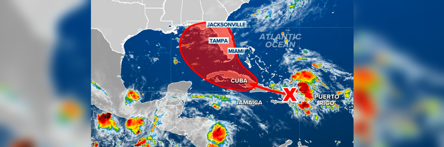 Tropical disturbance 97L in Atlantic puts Florida on alert for heavy rain as odds of development increase